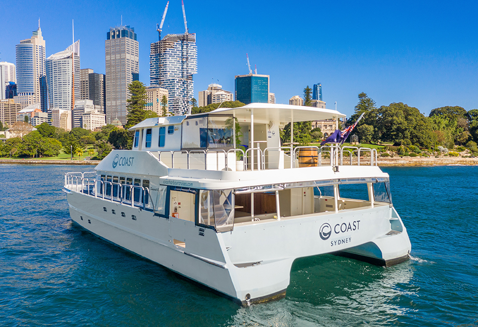 COAST 65' Twin Deck Luxury Catamaran New Year's Eve